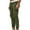 Olive Green, variant on Herrnalise Men's Casual Joggers Pants - Cotton Drawstring Chino Cargo Pants Hiking Outdoor Twill Track Jogging Sweatpants Pants For Gray,L