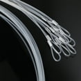 thumbnail image 3 of Miangastore 12pcs Picture Hanging Wire Picture Frame Invisible Wire Loop Cord Picture Rail Clear Nylon For Hanging Picture, 3 of 9