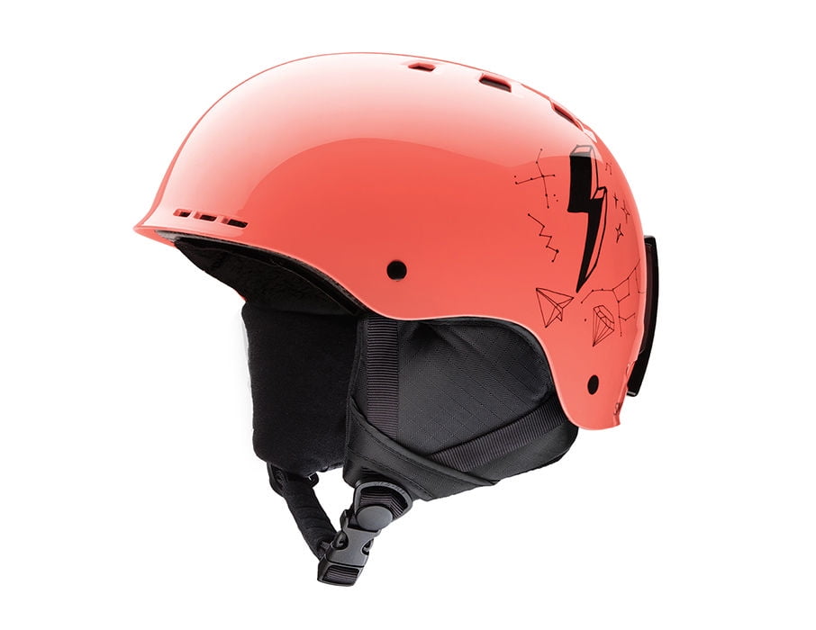 Smith Optics Holt Jr Ski Snow Helmet (Sunburst Doodles Youth Medium) by Smith Optics