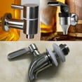 thumbnail image 3 of 304 Stainless Steel Wine Barrel Faucet, Beverage Dispenser Replacement Spigot Stainless Steel Polished Finished Water Dispenser Replacement Faucet Compatible with and Other Filter Systems As Well, 3 of 3