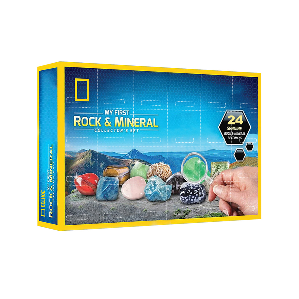 Rock Mineral Kit， Advent Calendar 2021 Christmas Calendar 24 Days Gemstones  Set Novelty Decorations Gift Boxes for Kids Adults - Walmart.com