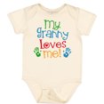 thumbnail image 3 of Inktastic My Granny Love Me Boys or Girls Baby Bodysuit, 3 of 5