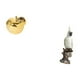 thumbnail image 5 of Estatua decorativa,Escultura de frutas para decoración del hogar para escritorio interior.,Figura de cerámica para escritorio,Figura de escritorio,Figura de loro para, 5 of 8