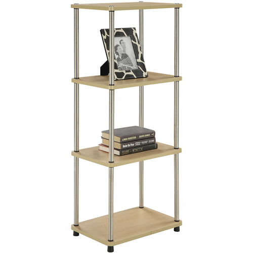 Convenience Concepts Designs2Go Open 4-Shelf Bookcase Tower, Multiple Finishes