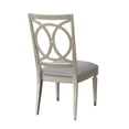 thumbnail image 5 of Zoey Solid Wood Circle Cross-Back Side Chair in Silver by Pulaski Furniture, 5 of 7
