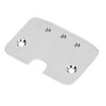 thumbnail image 1 of Guitar Neck Plate, Mounting Musical Brass-plated Hinge Instrument Tele Neck Plate  For 3-String Cigar Box, 1 of 8