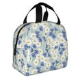 thumbnail image 2 of Honeii Daisies Flowers Print Lunch Bag Women, Lunch Box Lunch Bag for Women Adult Men, Small Leakproof Cute Lunch Tote Large Capacity Reusable, 2 of 8