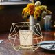 thumbnail image 4 of Portavelas geométrico Tealight decoración para centro de , portavelas soporte , portavelas de té de hierro Estrella Baoblaze Porta vela, 4 of 8