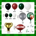 thumbnail image 4 of 101Pcs Football Balloons Garland Arch Kit Football Field Foil Balloons White Green Brown Black Balloons for Birthday Sport Theme Superbowl Sunday The Big Game Football Party Decorations Supplies, 4 of 5