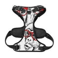 thumbnail image 5 of Lsque Monkey Dog Harness, No-Pull Pet Harness with 2 Leash Clips, Adjustable Soft Padded Dog Vest with Easy Control Handle for Large Dogs-Medium, 5 of 9