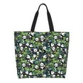 thumbnail image 1 of Balery Fun Panda Playing With Bamboo Leaves Bolsa Tote Estilo Estético con Cremalleras, Bolsa de Hombro, Bolsa de Compras Grande y Plegable, 1 of 8