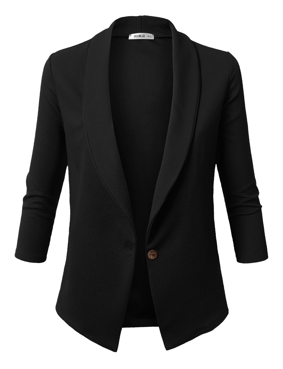 women's black blazer jacket plus size
