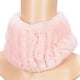 thumbnail image 1 of MIMIGO Handmade Rabbit Fur Women Winter Knitted Rex Rabbit Neck Warmer Infinity loop Scarf Scarves For Women Ladies, 1 of 1