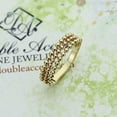 thumbnail image 3 of 14K Rose & Yellow Gold Two Tone Plain Ring Wedding Band, 3 of 3