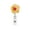 Style 2, variant on Resin Flower Retractable Swivel ID Badge Holder Badge Reel For Nurse, Doctor, Student, Teachers Office School Gift