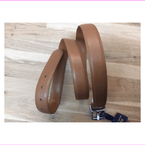 Polo Ralph Lauren Textured Leather Belt Light Tan Size 42