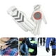 thumbnail image 4 of Guantes de montar DYNWAVEMX Guantes de cuero de invierno impermeables térmicos para conducir Blanco, 4 of 8