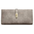 thumbnail image 1 of Womens Slim Wallet Rfid Ladies Wallets Long Bifold Thin Skinny,magnetic Closure, 1 of 4