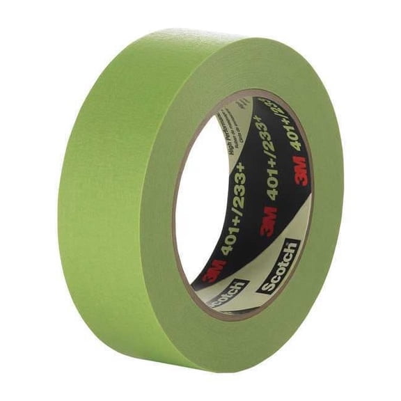 3m Masking Tape,1 7/8" W,60 yd L,Green 401