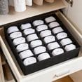thumbnail image 3 of Versatile Fabric Storage Container Sturdy Handles Cloth Material for Home Bedroom Closet Shelf Blankets Sheets Seasonal Items, 3 of 4