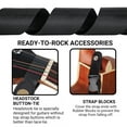 thumbnail image 6 of ROZYARD Antislip Soft Nylon Strap for Acoustic/Electric/Bass Guitar, Length Adjustable, 6 of 11
