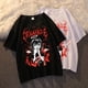 thumbnail image 3 of NOVEDAD DE VERANO 2023, camisetas de manga corta de algodón Harajuku con estampado gótico oscuro para chicas, 3 of 4