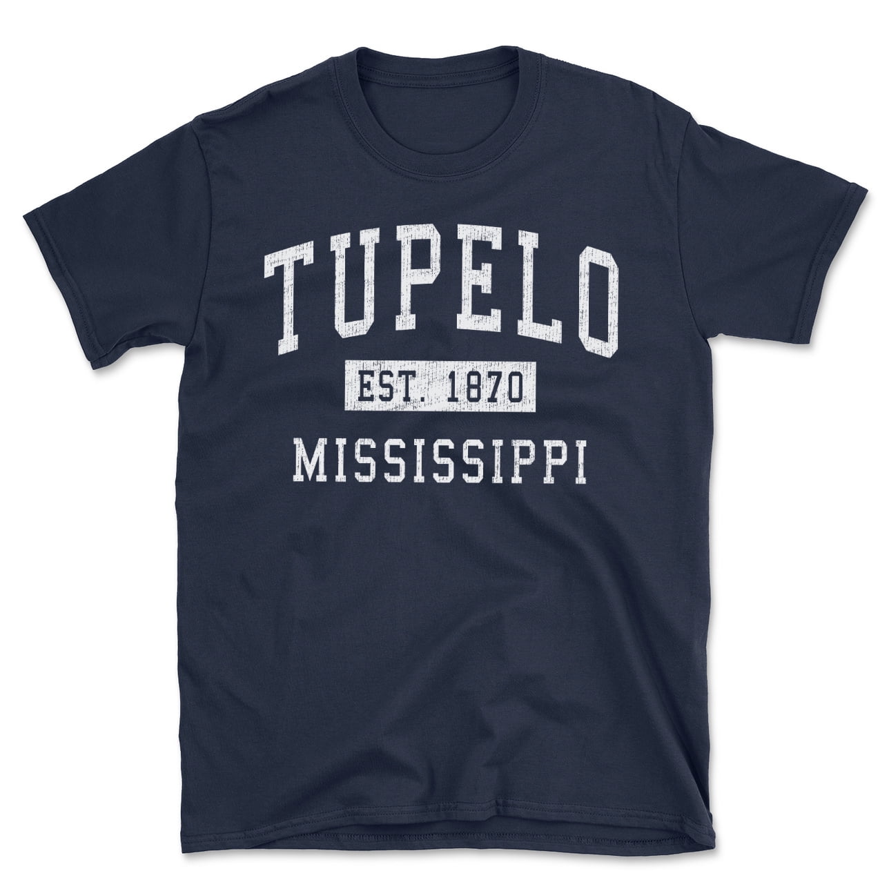 Tupelo Mississippi Classic Established Men's Cotton T-Shirt - Walmart.com
