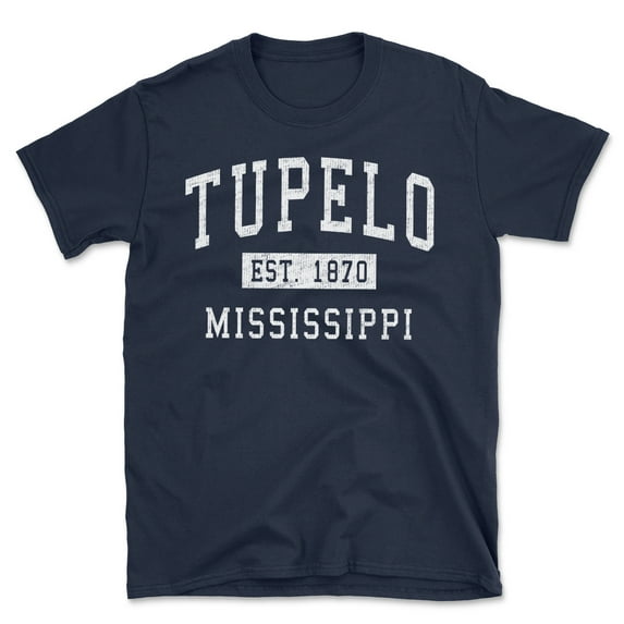 Tupelo Mississippi Classic Established Men's Cotton T-Shirt