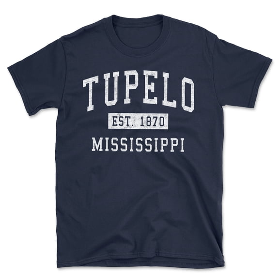 Tupelo Mississippi Classic Established Men's Cotton T-Shirt