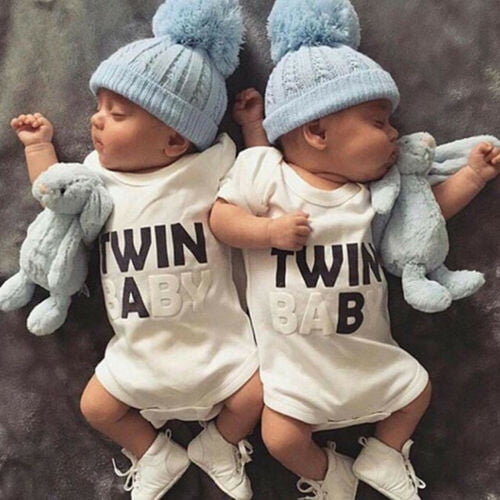 Clothing Shoes Accessories Baby Newborn Infant Baby Boys Girls Bodysuit Twin Romper Jumpsuits Outfits Clothes