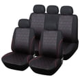 thumbnail image 1 of Funda de asiento Pomoko General Motors diseño de fútbol rojo 9 piezas, 1 of 5