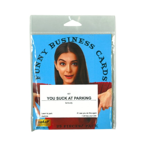 Funny Gag Gift Business Cards (25 Pieces)