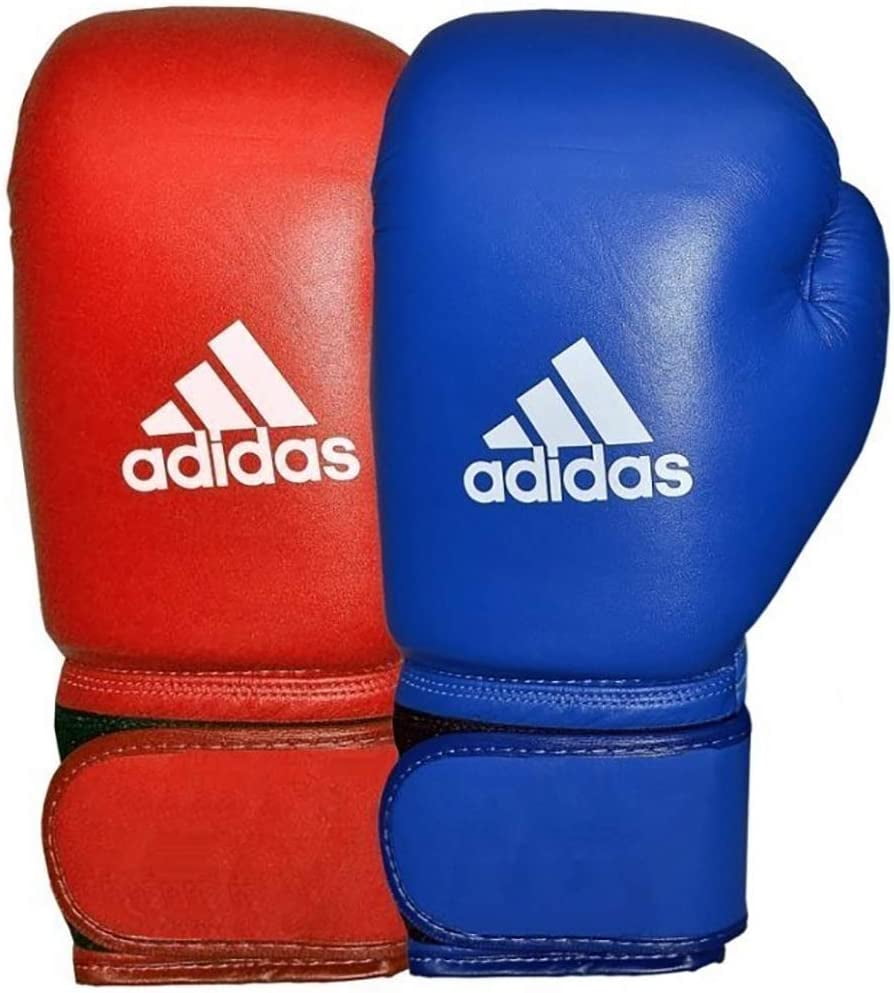 10-12Oz Boxes Battle Boxing Gloves TOP TEN WITH AIBA label in Blue and Red 