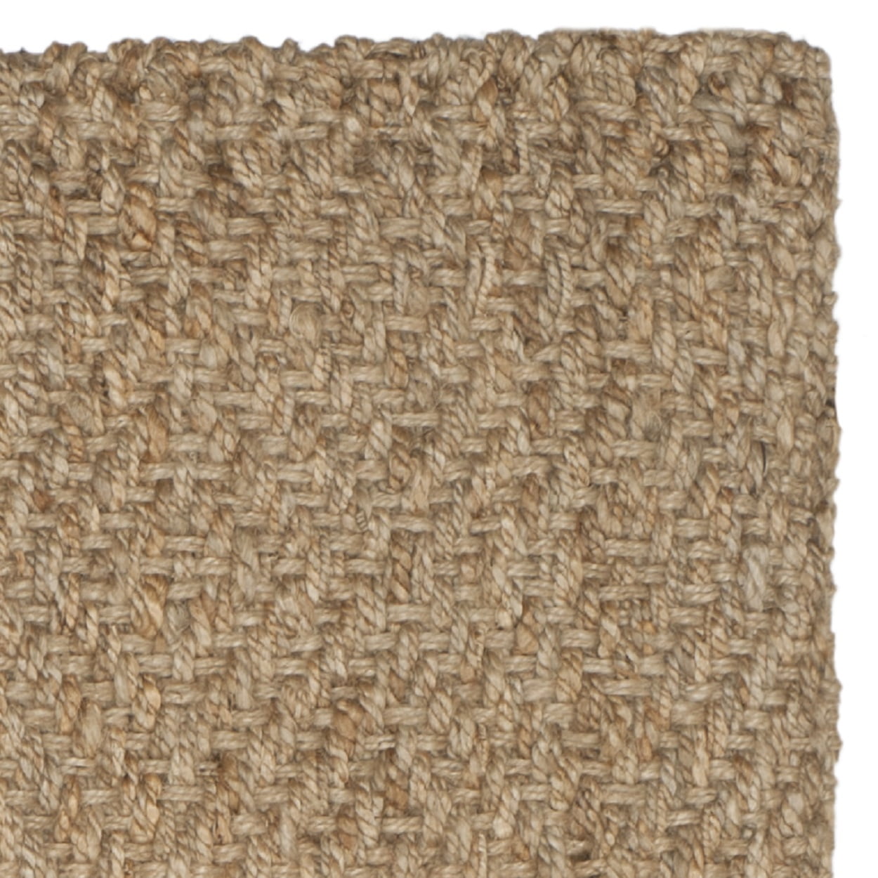 SAFAVIEH Natural Fiber Emory Geometric Jute Runner Rug, Natural, 2'3" x 22'
