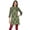 Moss Green2, variant on Moomaya Poly Crepe Mini Kurta Summer Tunic Printed Short Kurtis For Women