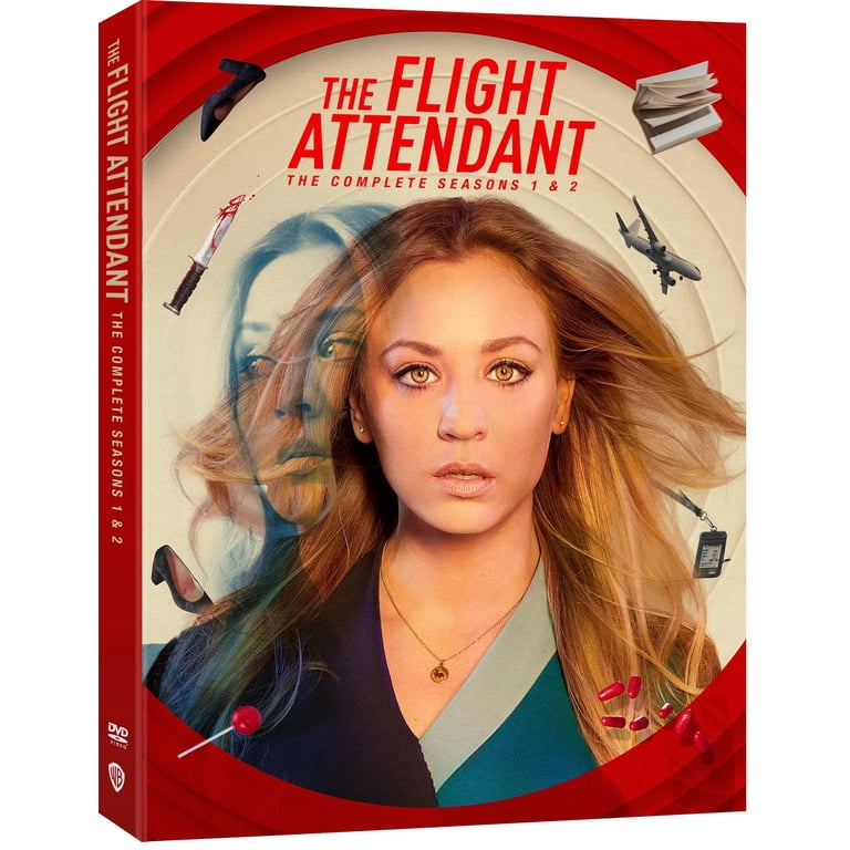 The Flight Attendant: Complete Seasons 1 & 2 DVD Box Set - Kaley