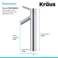thumbnail image 4 of Sheven„¢ Tall Vessel Bathroom Faucet, Chrome Finish, 4 of 10