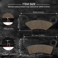 thumbnail image 4 of Pastillas de freno LOCOPOW para Polaris RZR 800 2008-2014 RZR S 800, 4 of 9