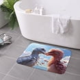 thumbnail image 6 of Kdxio Red And White Bird Couple,16" x 24", Non-Slip Front Door Mats,Outdoor Welcome Mat Washable, 6 of 9