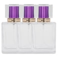 thumbnail image 2 of LHCER 50ml Glass Perfume Bottle Refillable Perfume Atomizer Dispenser Liquid Makeup Container, 2 of 8