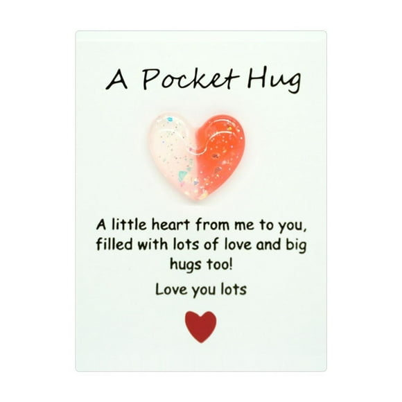 ViLaViDe Children's School Valentine's Day Cards Children's Valentine's Day Gifts With Heart Shaped Resin Stones Classroom's Day Exchange Gifts Children's Classroom Valen