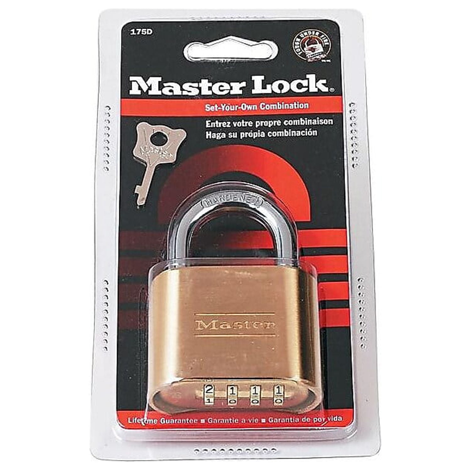 Master Lock Combination Comb. Brass Lock : Target