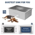 thumbnail image 1 of EDTara Undermount Kitchen Sink Features Premium Stainless Steel, Workstation Accessories Like Bottom Grid, Cutting Board, Strainer, and Drying Rack Included, 1 of 7