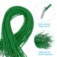 thumbnail image 3 of Uxcell Elastic Barbed Cord Loop Stretch Round String with Metal Barb Fasteners for Hats Masks Menus 100 Pcs Green 6 in, 3 of 7