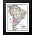 thumbnail image 2 of Mitchell 20x24 Black Modern Framed Museum Art Print Titled - South America - Mitchell 1877, 2 of 5