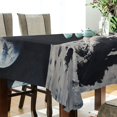thumbnail image 5 of Yayeee Tablecloths 60" x 120" Rectangle Wrinkle Resistant Party Table Cover, Sitting on The Moon, 5 of 8