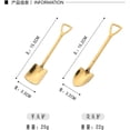 thumbnail image 3 of Shovel Stainless Steel Spoons Dinner Spoon Table Spoon Spoons Silverware Dishwasher Safe Set of 2 (Silver - C), 3 of 5