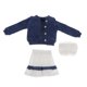 thumbnail image 1 of Conjunto de Ropa de muñeca Sunnimix 1/6 para muñeca femenina 12 pulgadas PH Azul, 1 of 8