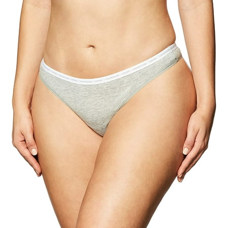 

Calvin Klein Womens Ck One Cotton Thong Panty Multipants Large Grey Heather