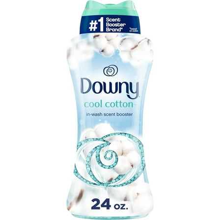 Downy In-Wash Laundry Scent Booster Beads, Cool Cotton, 24 oz